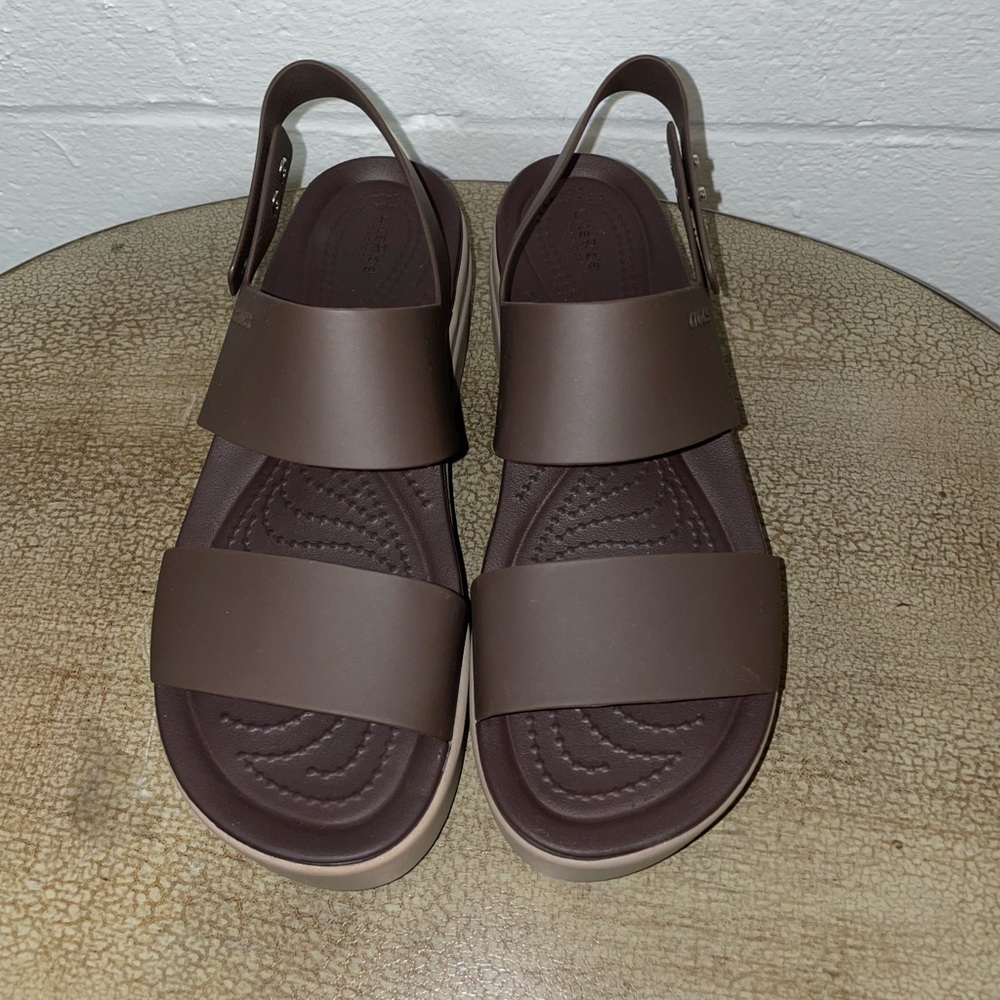 Brown Brooklyn Crocs